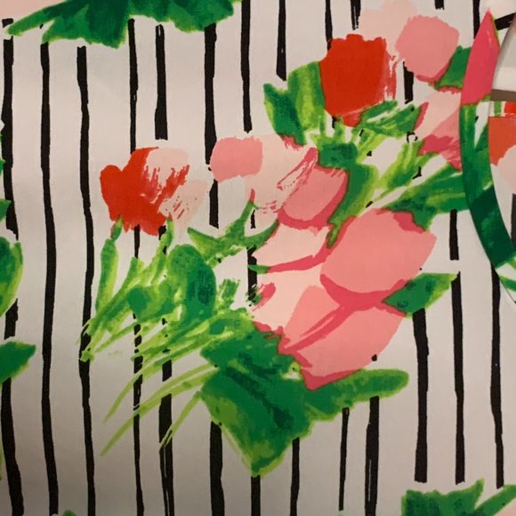 Vibrant XL Rose-Printed Merona Top - Picture 4 of 5